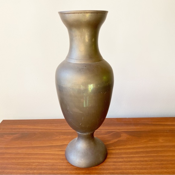 Vintage Accents Vintage Large Brass Vase Poshmark